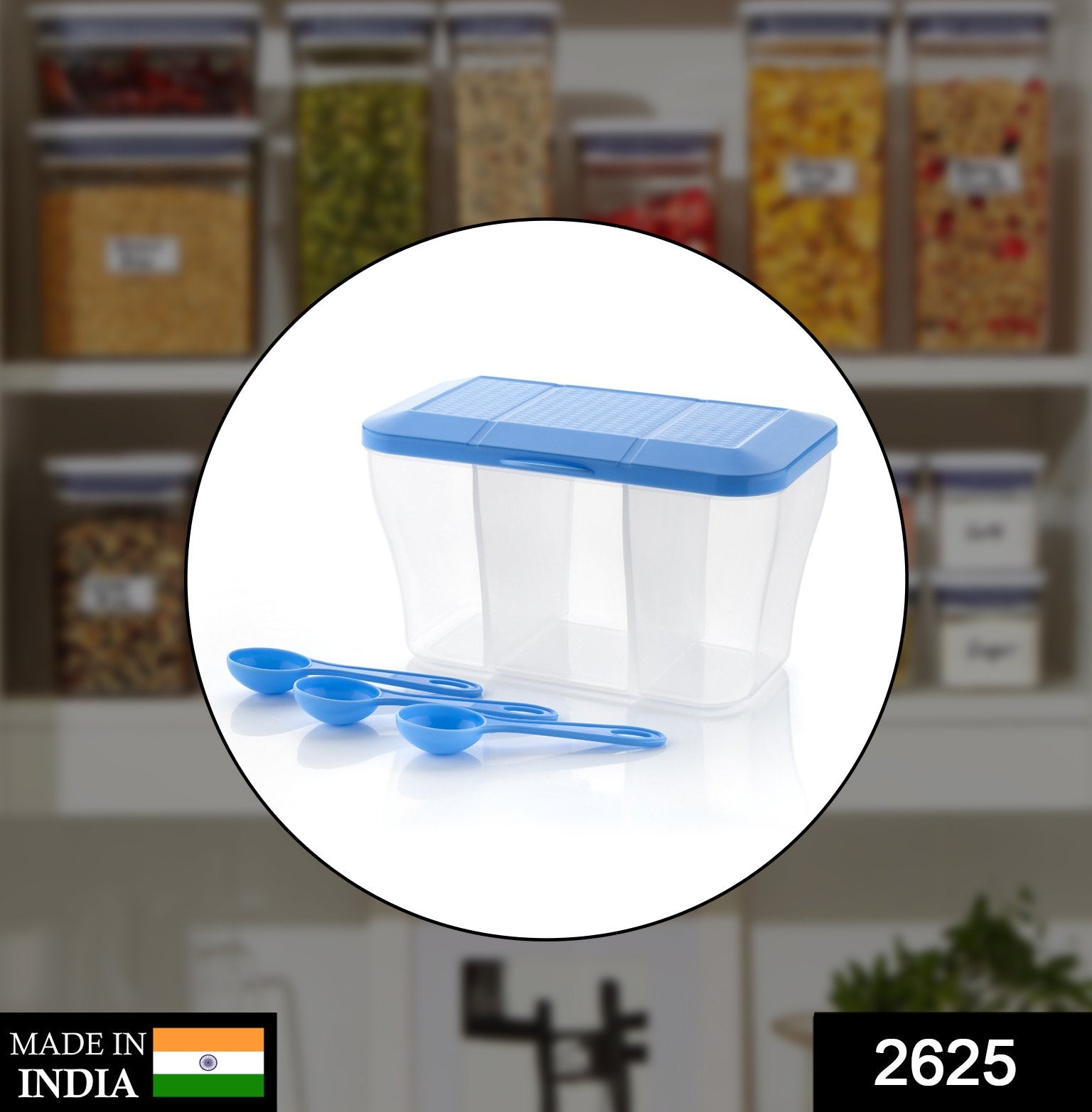 2625 Plastic Square Storage Organiser Container (750ml Capacity) 2625 Plastic Square Storage Organiser Container (750ml Capacity)